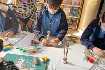 Un belén de pastilina, atractivo de la Biblioteca Saulo Torón (Telde)/Francisco Javier Santana.